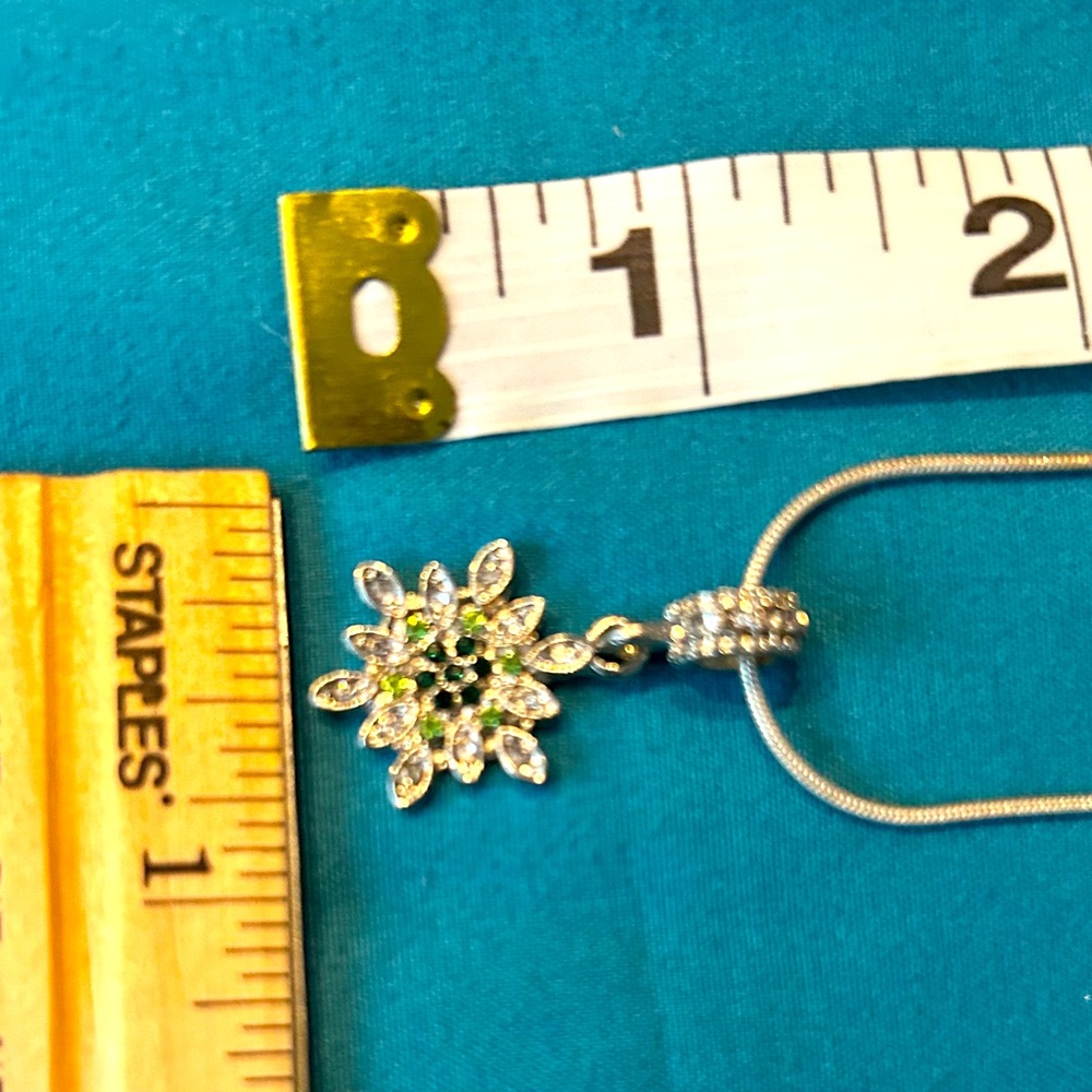 Snowflake Pendant & Earrings
